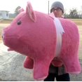 thumbnail image 3 of Big Plush Giant Stuffed Pink Pig 32-inch Soft Plush Toy, 3 of 8