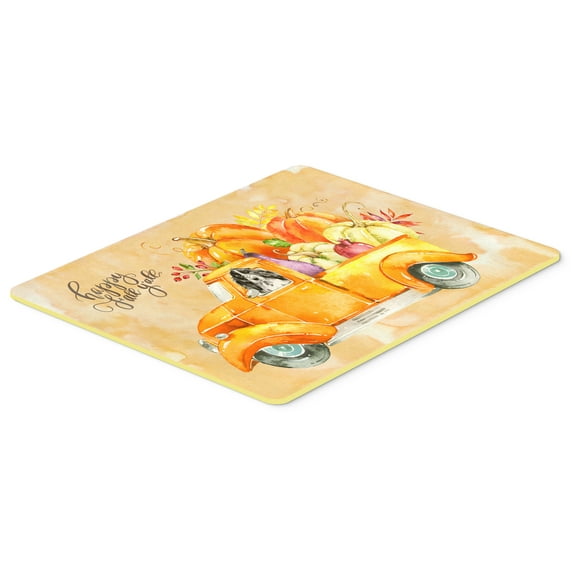 Fall Harvest Black Parti Cocker Spaniel Kitchen or Bath Mat 24x36