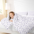 thumbnail image 3 of Erosebridal Purple Floral Twin Comforter Sets for Girls, Chic Flower Bedding Set, Reversible, 2pcs, 3 of 6