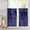 Navy, variant on Velvet Embossed Victorian Damask Café Tier Curtains Window Treatment Kitchen Home Décor