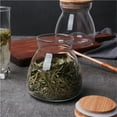 thumbnail image 4 of Frascos de almacenamiento de vidrio herméticos con tapa de corcho for especias, azúcar, sal, té, dulces (700ml y 1050ml), 2 uds., 4 of 6