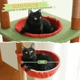 thumbnail image 4 of PAWZ Road Floor to Ceiling Cat Tree 92"-102" Adjustable Cat Tree Multi-Level Cat Tower for Indoor Cats, Brown, 4 of 9