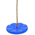 thumbnail image 4 of Hanging Chair, Climbing Disc, With High  And  Maximum Durability For Patio Campsite Balcony Garden Blue, 4 of 8
