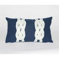 thumbnail image 2 of Liora Manne Visions II Double Knot Indoor Outdoor Decorative Pillow Aqua, 2 of 2