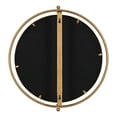 thumbnail image 5 of Kate and Laurel Baron Pivot Mirror, Gold 21" Diameter, 5 of 9