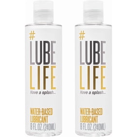LUBELIFE Water-Based Lubricant For Sex, Non-Staining and Easy Clean Personal Lube, Toy-Safe, 8 fl oz, 2 Pack
