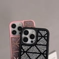 thumbnail image 2 of for iPhone Case,Luxury ElectroPlated Rhombus Sparkle Sparkly Diamend Bumper Camera Lens Protection Soft Shockproof Phone Case (Pink,iPhone 14), 2 of 6