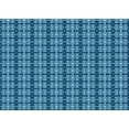 thumbnail image 1 of Ahgly Company Indoor Rectangle Patterned Blueberry Blue Area Rugs, 2' x 3', 1 of 6