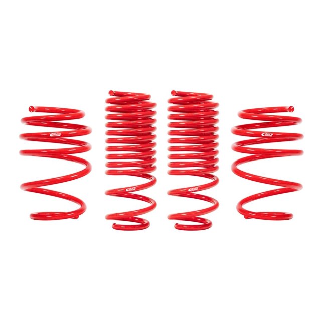 Fits 2017-2020 Honda Civic Eibach Lowering Kit E20-40-036-03-22 Sportline-Kit; 1 Inch Front Drop/0.9 Inch Rear Drop; Red; Without Shocks; With 2 Front/2 Rear Lowering Springs