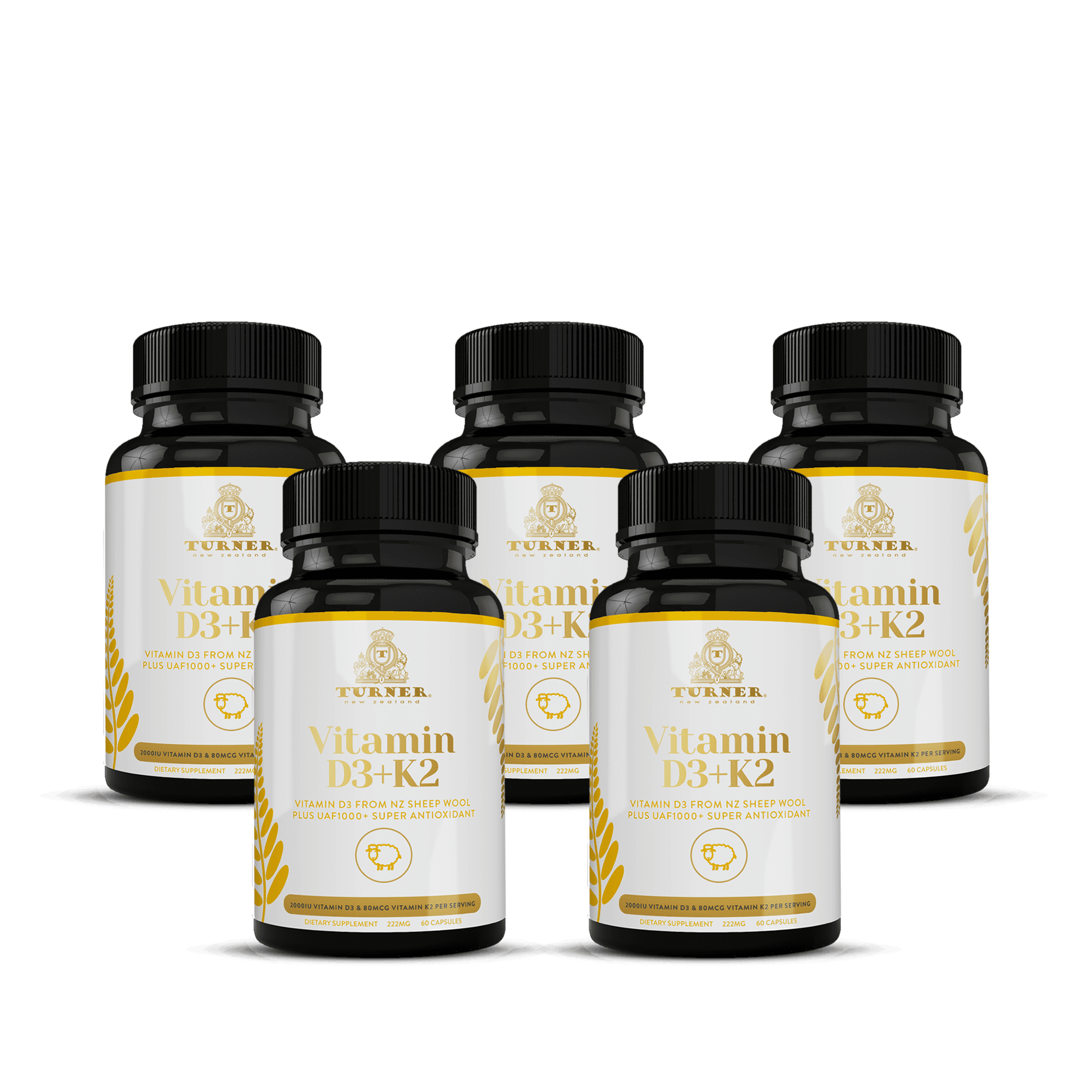 TURNER Vitamin D3 2000IU and K2 2000IU, Pure Sheep Nepal Ubuy