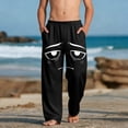 thumbnail image 2 of Casual Beach Pants for Girls with Pockets Quick Dry Elastic Waist 100% Polyester, 2 of 9