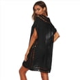 thumbnail image 4 of Trajes de Baño para Mujer, Pareos de de Crochet, Pareos de Playa, Trajes de Baño, Pareos de Bikini, Vestidos Negro XXL, 4 of 6