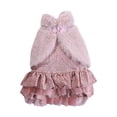 thumbnail image 2 of Elegant Princess Lace Dress Silky Tutu Queen Style with Bowknot for Small, Extra Small Dog Teddy, Pug, Chihuahua, Shih Tzu, Yorkshire Terriers, 2 of 8