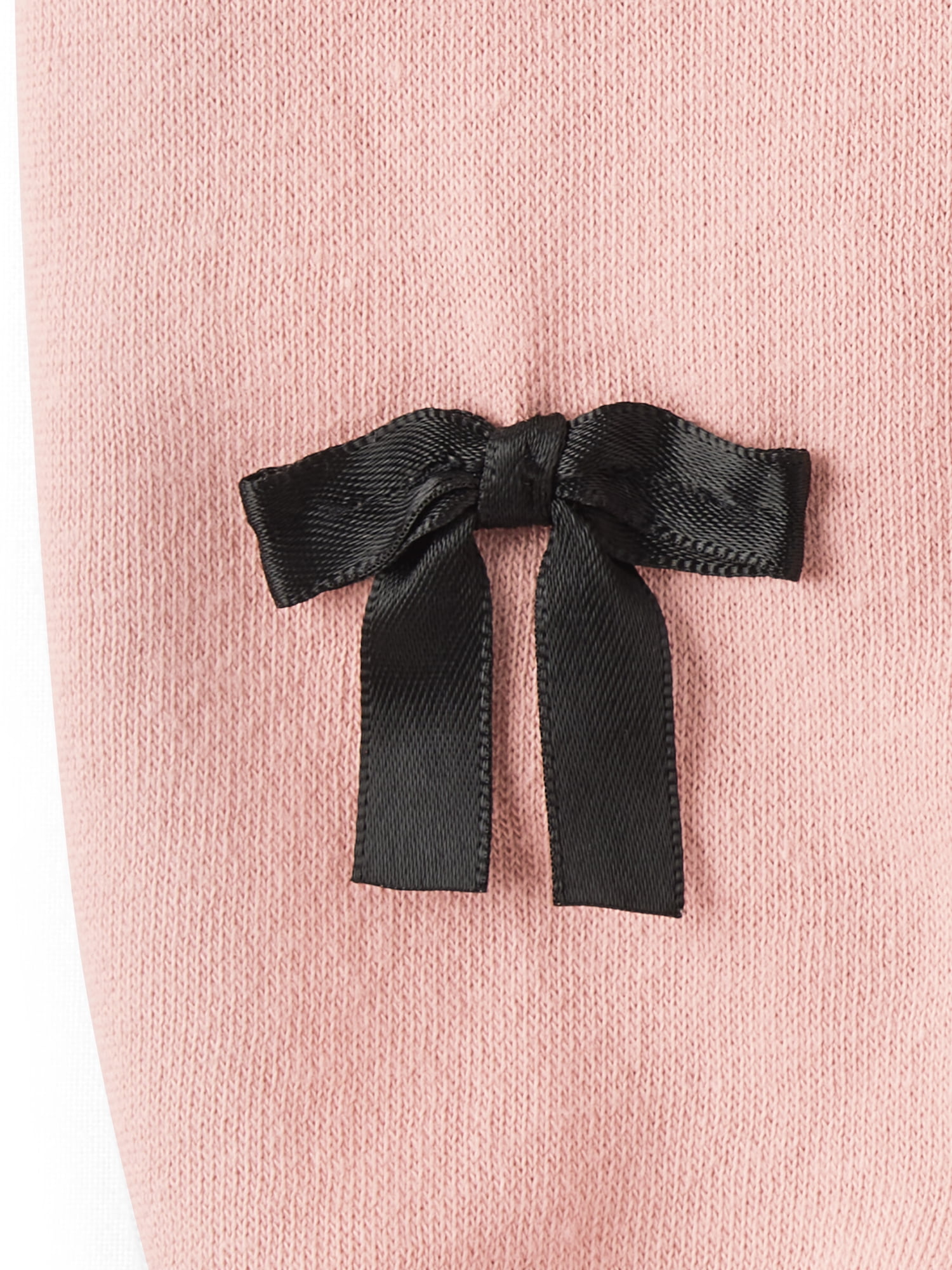 The Children's Place Toddler Girls Long Sleeve Bow Fleece Outfit Set, 2-Piece, Sizes 12M-5T