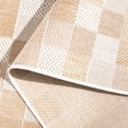 thumbnail image 5 of SAFAVIEH Courtyard Raeyln Checkered Indoor/Outdoor Area Rug, Natural/Beige, 8' x 10', 5 of 10