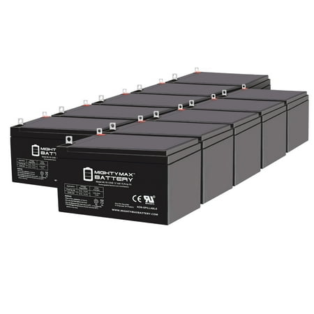 ML15-12NB 12V 15AH Replacement Battery Compatible with Goal Zero Yeti 150 Solar Generator - 10 Pack