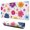 Multicolor, variant on Dark Botanical Art Print Large Mouse Pad, Keyboard & Mouse Desk Mat for Home Office, Laptop Work, Gaming & Desktop Decor, 31.5 x 11.8 in