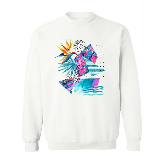 Trendy Pattern Design Sweatshirt Women -Image by Shutterstock, Female x-Large