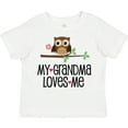 thumbnail image 3 of Inktastic Grandma Loves Me Girls Owl Girls Toddler T-Shirt, 3 of 5