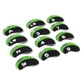 thumbnail image 4 of Fundas para cabezas de palos de golf, 12 piezas, cubierta protectora para palos de golf, cubierta protectora para palos de golf, accesorio meticulosamente diseñado, 4 of 8