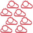 thumbnail image 1 of 8pcs Non-stick Silicone Rings, Non Stick Egg Rings, Fried Egg Mold, 1 of 5