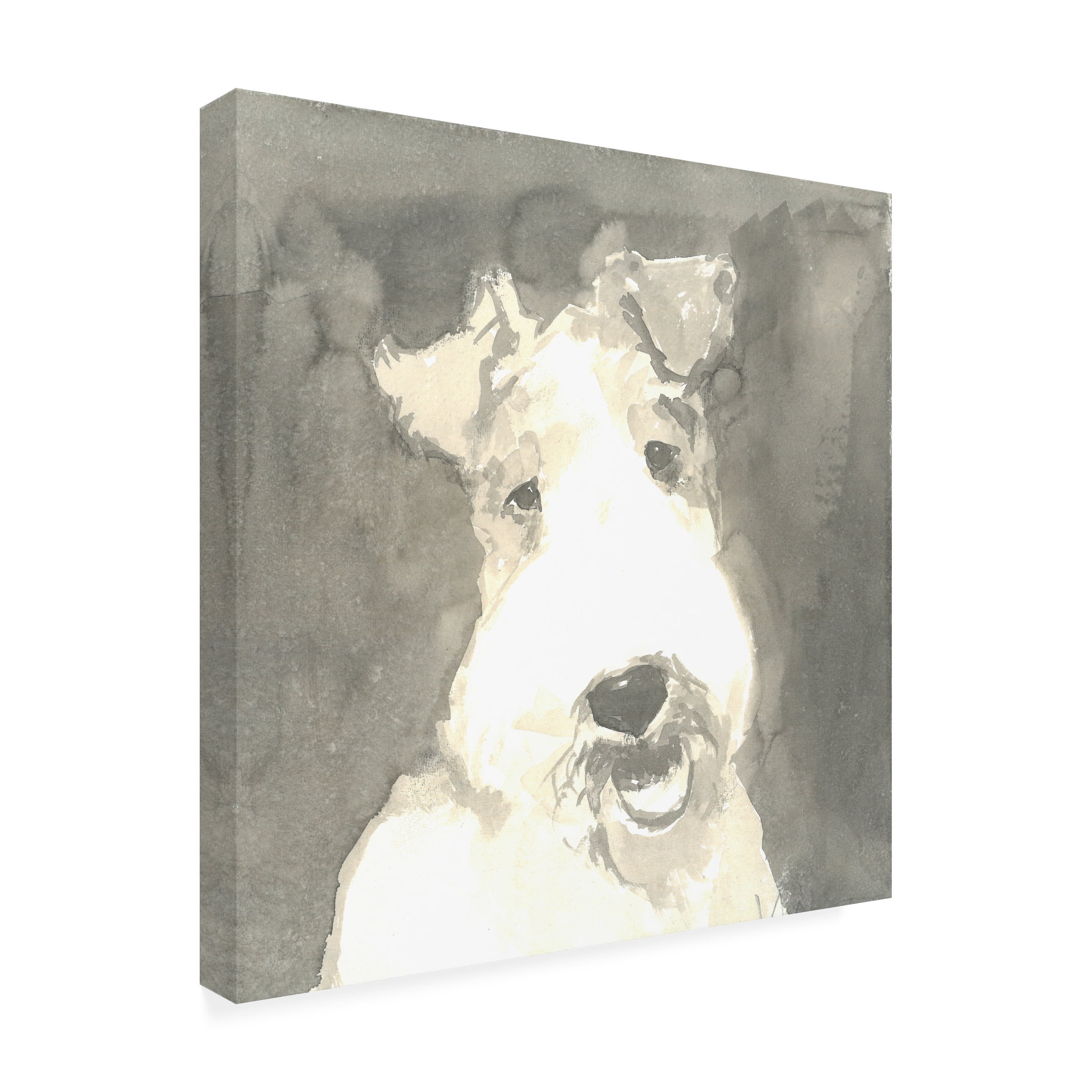 A Very Modern Dog 'Sepia Modern Dog VI' Canvas Art