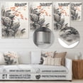thumbnail image 4 of Designart "Frog Toads Asian Painting I" Asian Art Metal Wall Art, 4 of 5