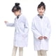 thumbnail image 5 of EeaseMX Disfraz de médico de manga larga para niños, disfraz de cosplay, bata blanca, disfraz de juego de rol, talla S, 5 of 7
