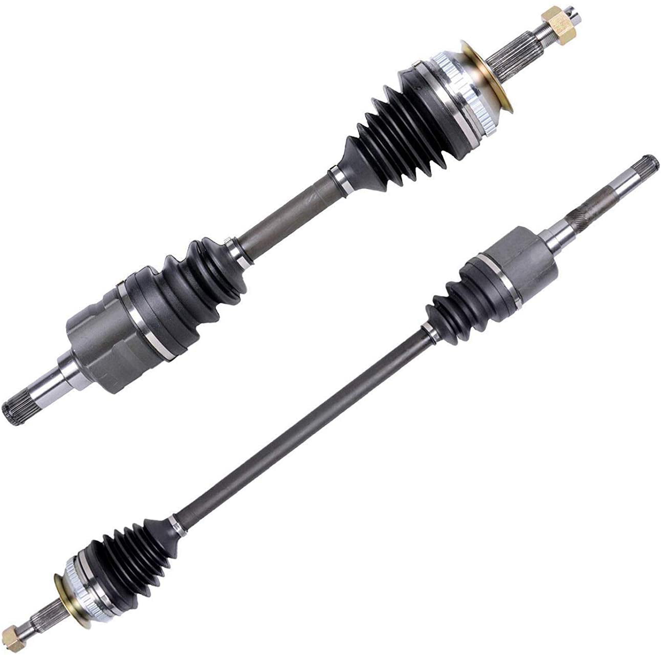 Pair 2 Front CV Axle Drive Shaft LH RH Driver and Passenger Side Fits 1996-2002 Chrysler Town & Country FWD/ 1996-2002 Dodge Grand Caravan FWD/ 1996-2000 Plymouth Voyager FWD Bodeman 