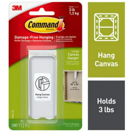 Command Large Canvas Hanger 1 ea (Pack of 6)