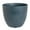 Navy, variant on Root & Vessel Bola Round Planters, Brushed Gray, 11"