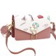 thumbnail image 1 of Bolsos bandolera para mujer Bolsos clásicos Bolsos de mano para mujer con correa ancha ajustable Rosa, 1 of 5
