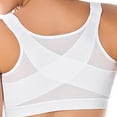 thumbnail image 1 of Corrector de postura levanta el sujetador para mujer Greeniant Blanco 4XL, 1 of 6