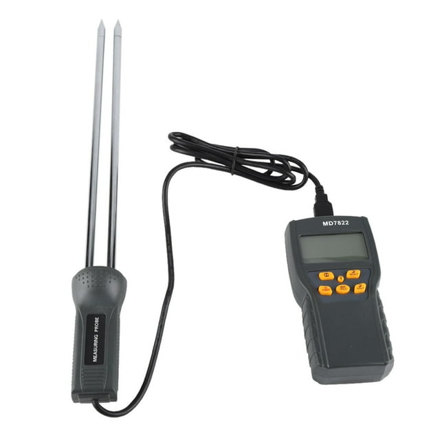 Medidor digital de humedad de grano NikouMX Pantalla LCD Compacto y liviano