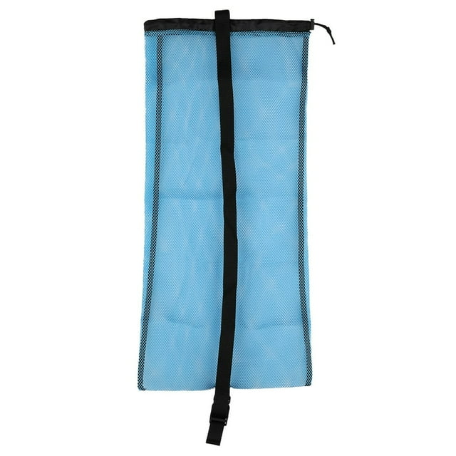 MesaSe Swim Net Bag Professional Storage Pouch Drawstring Type Flippers Container Snorkeling Kayaking Boating Underwater Supplies Red