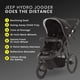thumbnail image 4 of Jeep Hydro Sport Plus Jogger de Delta Children, Incluye Adaptador para Silla de Auto, Negro, Neopreno, Cuero, 4 of 5