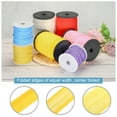 thumbnail image 4 of Uxcell 1" Double Fold Bias Tape Polyester Continuous Bulk Bias Tape for Sewing Seaming Yellow 55 Yards, 4 of 6