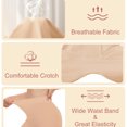 thumbnail image 4 of Womens Slip Shorts for Under Dresses,Tummy Control High Waist Seamless Smoothing Yoga Shorts, 4 of 5