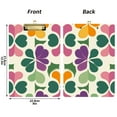 thumbnail image 5 of FORMRS Acrylic Clipboard with Low Profile Clip Standard A4 Letter Size, 12.5" x 9", Purple Clover Pattern, 5 of 8