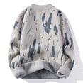 thumbnail image 4 of Suéter de cuello alto medio de otoño e invierno de entrega de una pieza, suéter grueso para hombre, suéter de moda para hombre, 4 of 5