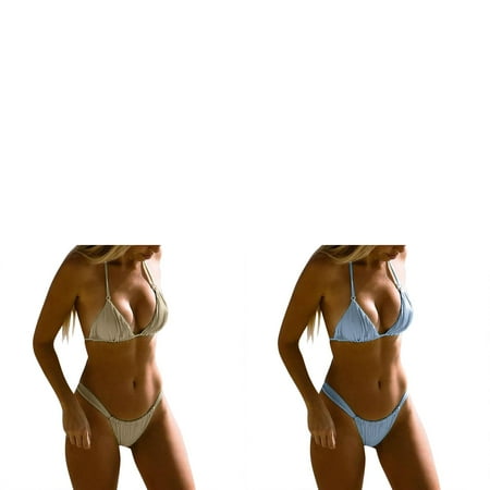 Wijhcboe 2 Pack Women Womens Swimsuit Tops Medium Bandeau Bandage Bikini Set Top Swimsuits for Women Push-Up Brazilian Swimwear Beachwear Sunflower Bathing Suits for Women Bikini Womens Swim Top wit