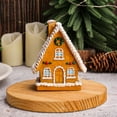 thumbnail image 3 of PatungKu Christmas Decors,LED Lighted Christmas Village House Gingerbreads House Figurine, 3 of 14