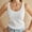 White, variant on Ovbmpzd Women's Tank Tops Petite Casual Black Ribbed Shirts Summer Sleeveless Spring Crew Neck Camisole Womens Holiday Tops L