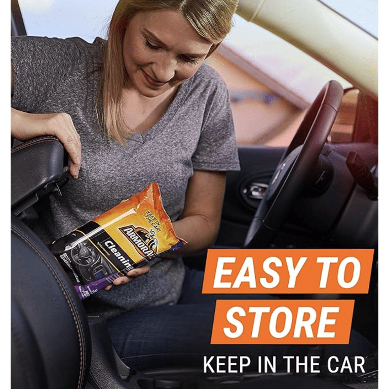 Armor All Cleaning Wipes in a Pouch, 60 Count