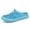 Sky Blue, variant on OOOUM Breathable Garden Clogs For Women Men Comfortable Soft Water Shoes Non Slip Slip On Casual Summer Outdoor Flats White US:9.5