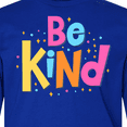 thumbnail image 4 of Inktastic Be Kind Inspirational Quote in Color Long Sleeve Youth T-Shirt, 4 of 5