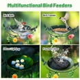 thumbnail image 6 of Hongland Metal Birdbath ,Plant Stake for Outdoor, 36 inch Height Garden Plant Trellis Bird Feeders with Honeybee-1 Pcs, 6 of 7