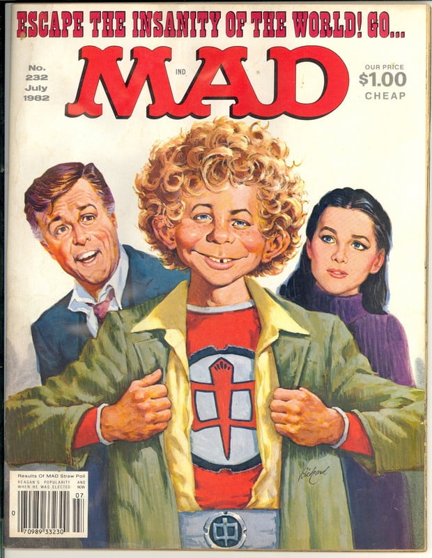 MAD Magazine Vintage Collectible #232 JULY 1962