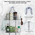 Over the Shower Head Caddy Organizer, Shower Storage Rack Shelf with