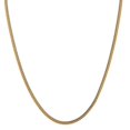 thumbnail image 6 of 14K Yellow Gold 3mm Hollow Franco Chain 18 Inch, 6 of 6